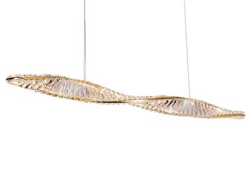 Подвесной светильник 30W 3000K 8244/120 gold золото CRYSTAL Newport