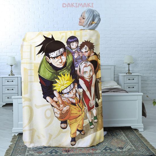 Плед Наруто арт.109 (велсофт), 150х130 и 200х140 см