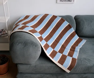 Плед в полоску, 170х120см