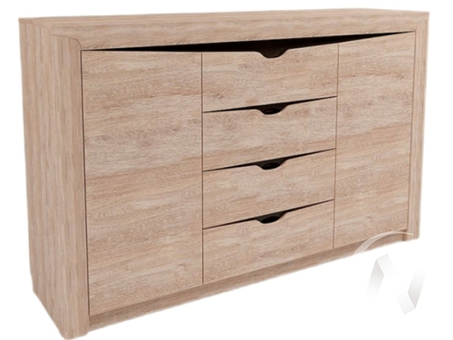 Комод (1.6м) секция №19 НКМ Версаль-5 (дуб баррик)