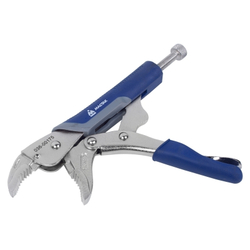 МАСТАК (036-00175H) Зажим с фиксатором 175 мм, фигурные губки