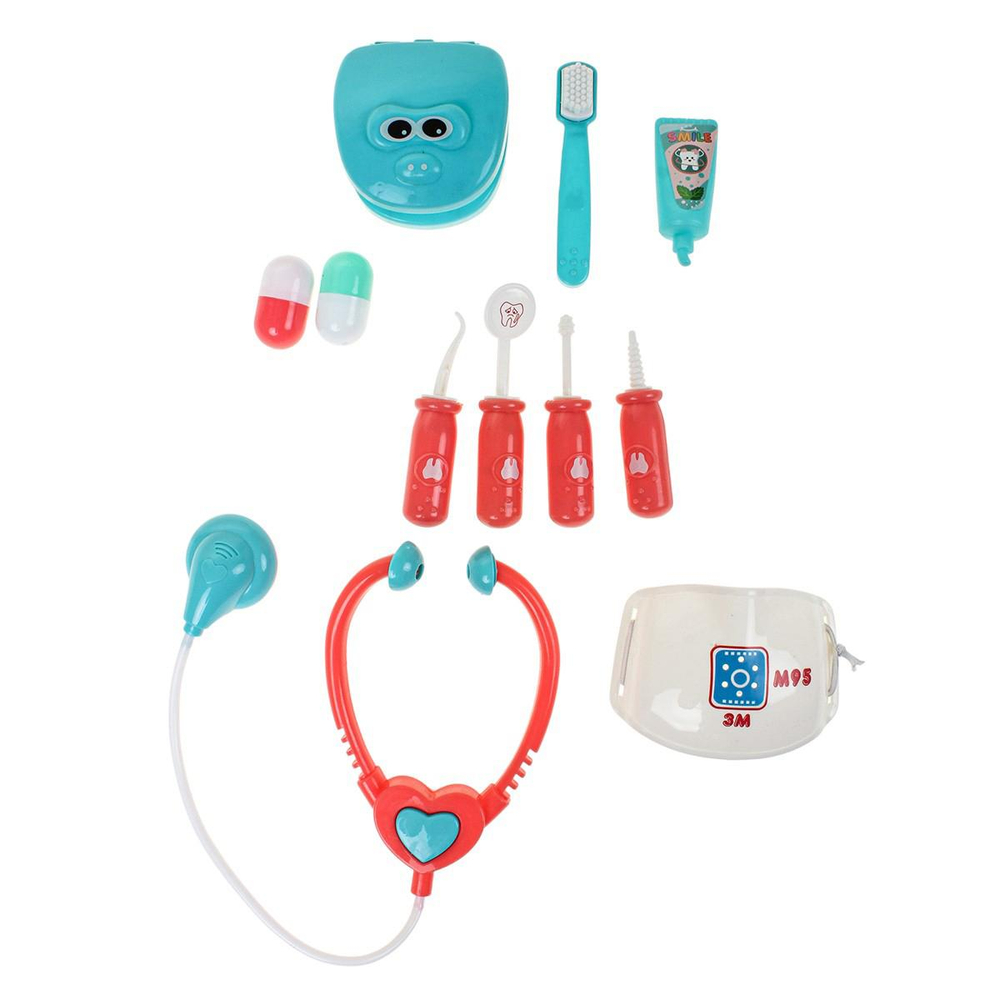 Набор доктора, чемодан на колесах с ручкой, 616-184