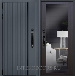 Агат Графит с зеркалом V8