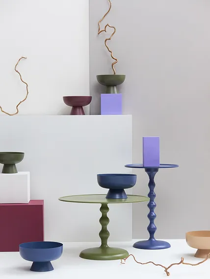 Столик кофейный Fluid, D59 см, морские водоросли