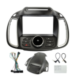 Комплект рамки с разъёмами 9" Ford Kuga 2 2012-2019(с кнопками и козырьком) простые - Car-Smart 8029F1A