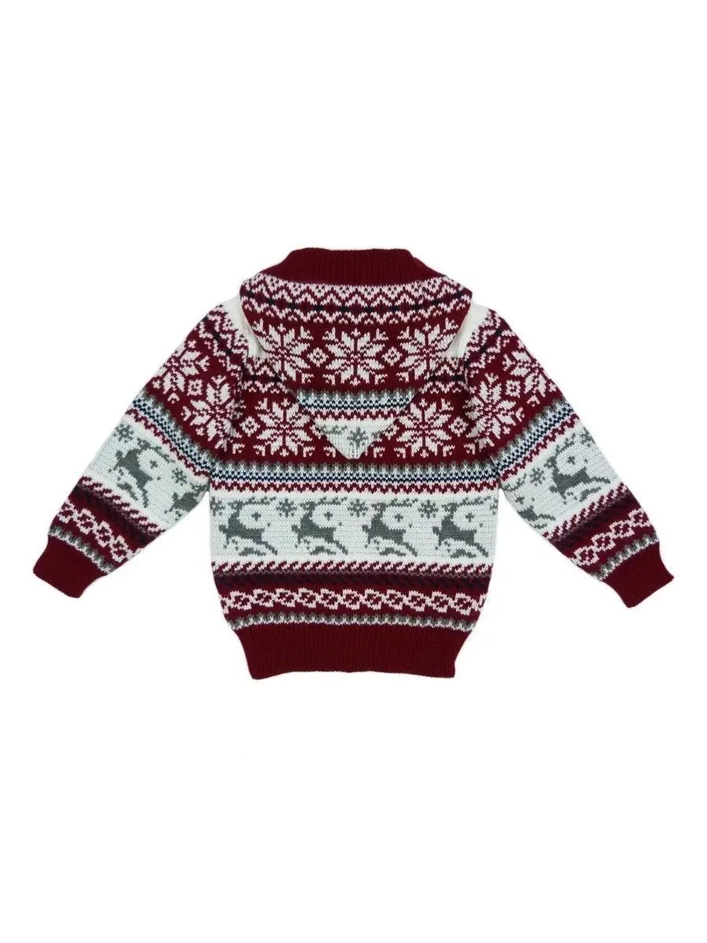 Кофта вязаная на молнии