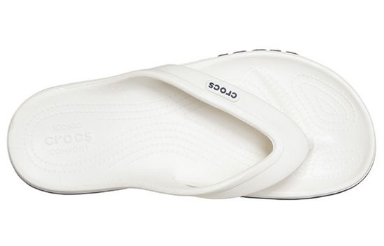 Crocs Bayaband Flip Flops Unisex White