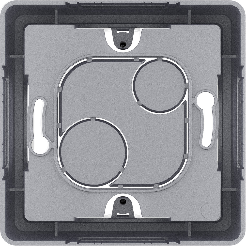 Коробка для накладного монтажа 1 пост алюминий Inspiria Legrand