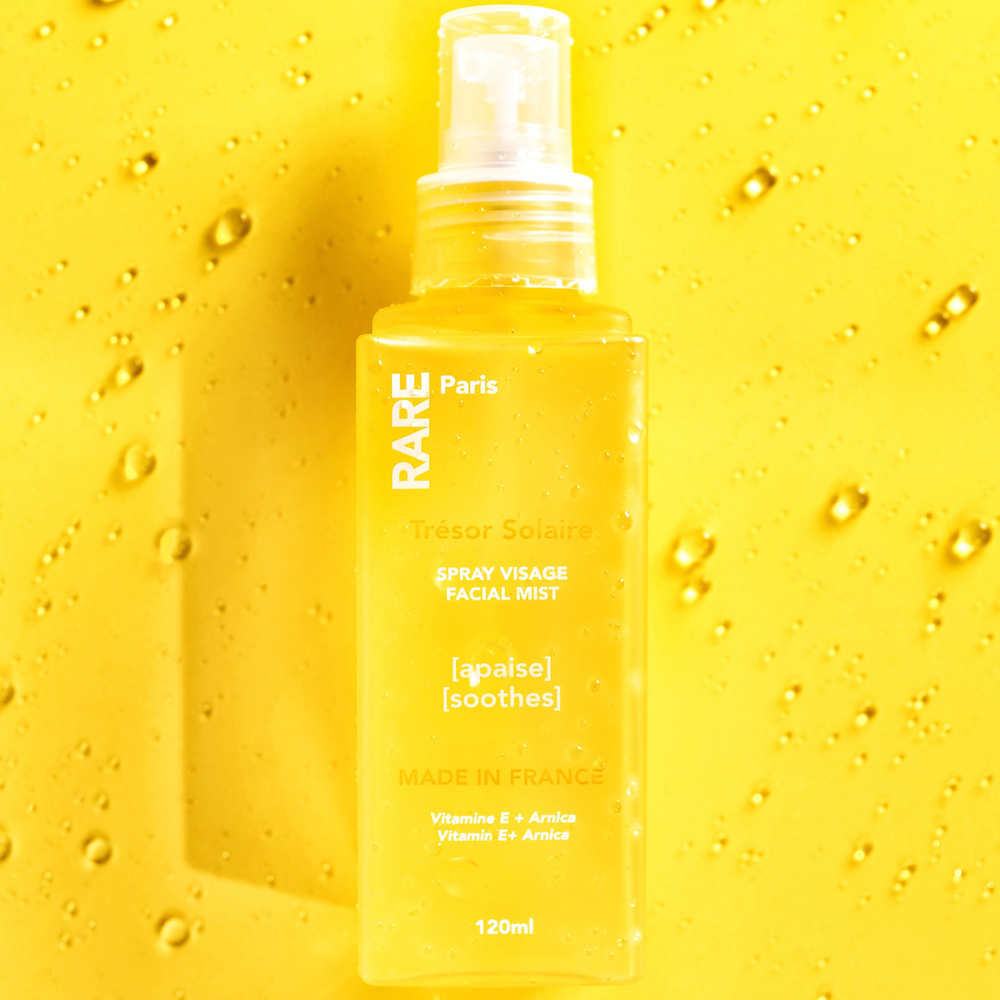 RARE PARIS  Trésor Solaire Успокаивающий тоник-мист для лица, 120 мл