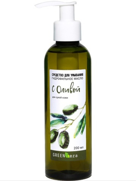 Масло для умывания Олива для сухой кожи, ТМ GREEN ERA