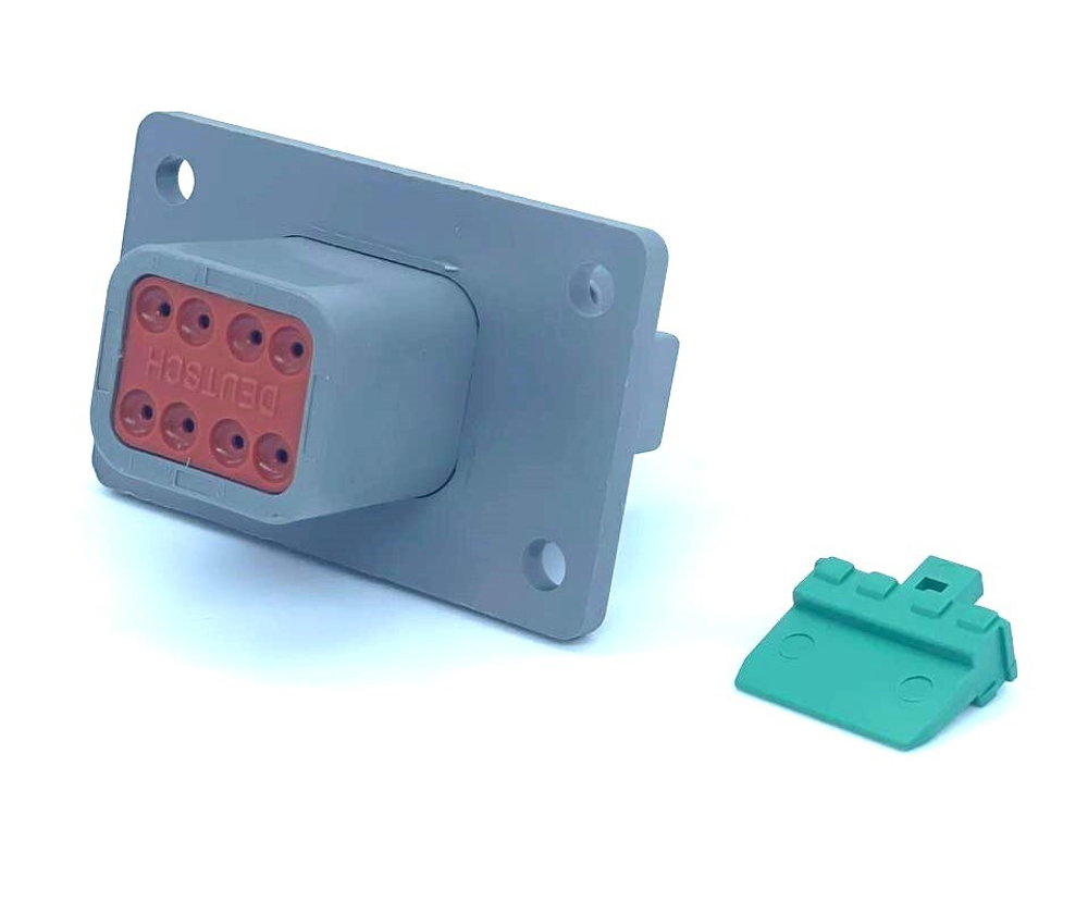 Разъем с фланцем DT04-8P-L012