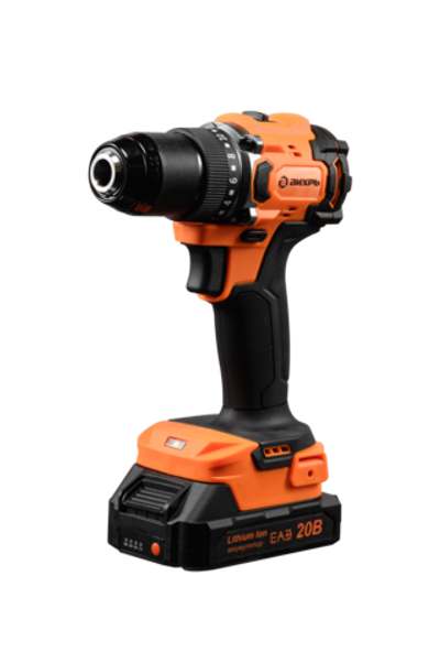 Дрель-шуруповерт ДА-20Л-2К/БП (2,0 А/ч) (бесщеточный двигатель, 70Нм) Вихрь