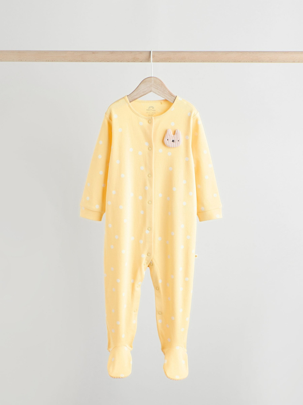 Комбинезон / Cлип для малышей Next E18-363, 5 шт., Светло-зеленый, Светло-желтый, Голубой