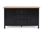 Комод-сервант Хемнэс Hemnes/ Кымор, 157х47х88 см,черный/светло-коричневый