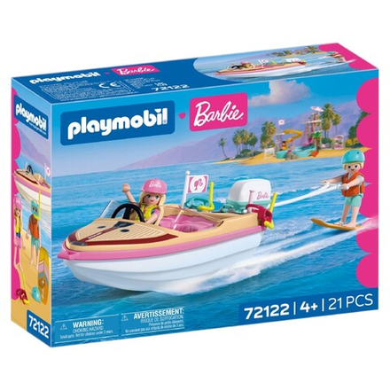 Playmobil 72122 x Barbie Лодка для приключений 21 деталь
