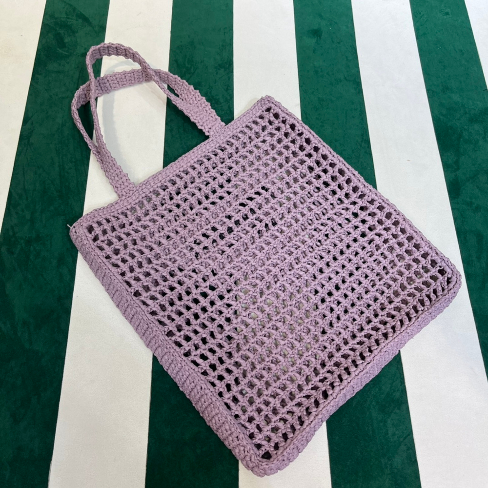 Prada Crochet Tote Bag