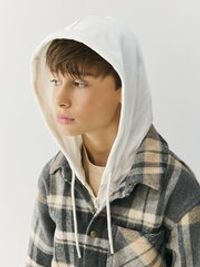 Пальто-рубашка "Графит" 7+