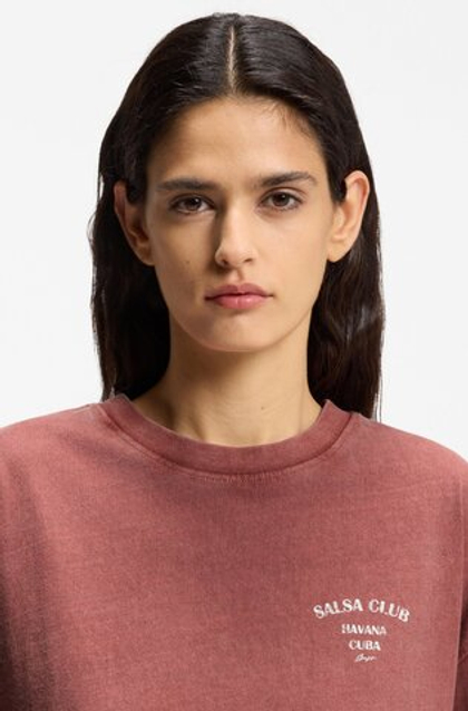 BOSS Футболка из хлопка свободного кроя