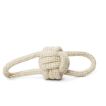 Игрушка для собак из хлопка и джута "Мяч с петельками", d80/250мм, серия NATURAL, Triol