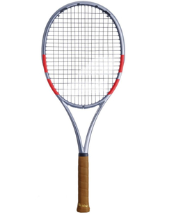 Теннисная ракетка Babolat Pure Strike 97 4-gen - grey/fluo strike + струны