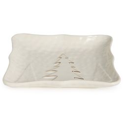 БЛЮДО СЕРВИРОВОЧНОЕ "НОВОГОДНЕЕ" 15,7*14,4*2,3 СМ