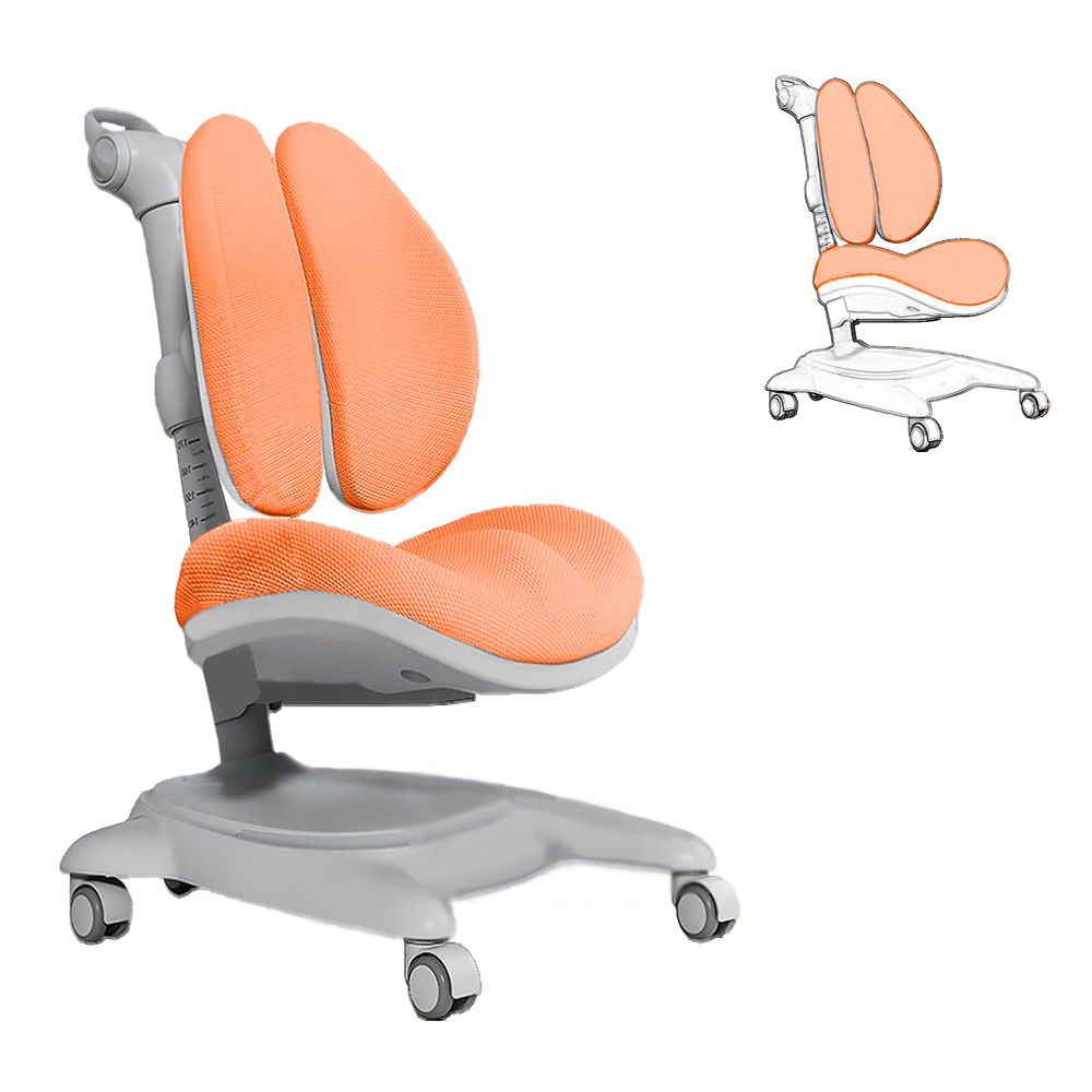 Эргономичное кресло Cubby Arnica Grey с подлокотниками и подставкой для ног