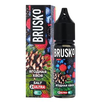 Жидкость BRUSKO Salt (Chubby) 2% ULTRA 35 ml - Ягодная хвоя