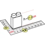Элемент высокий 12x6x17,5 см для конструктора 10"