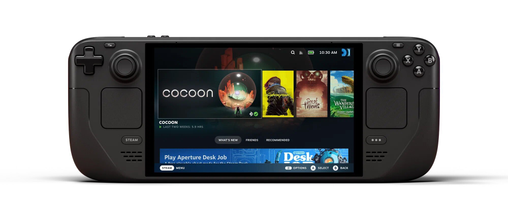 Игровая приставка Valve Steam Deck OLED 512 ГБ SSD, без игр, черный