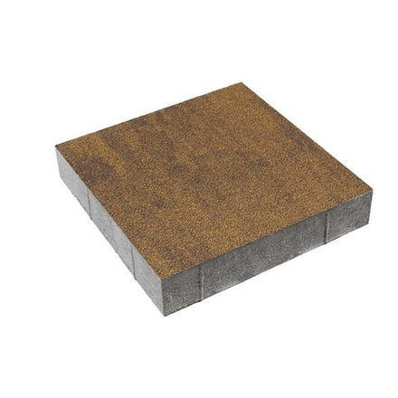 Тротуарная плитка КВАДРАТ 500х500 мм - Листопад гранит Янтарь