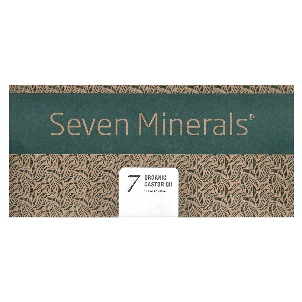 Seven Minerals, органическое касторовое масло, 473 мл (16 жидк. унций)