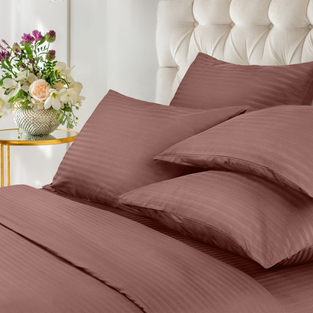 Комплект постельного белья Verossa Stripe Ash 1,5СП с наволочками 70/70