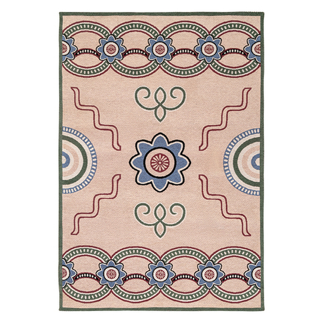 Ковер из хлопка по мотивам эвенских орнаментов 120х180см Tkano Cultural Heritage