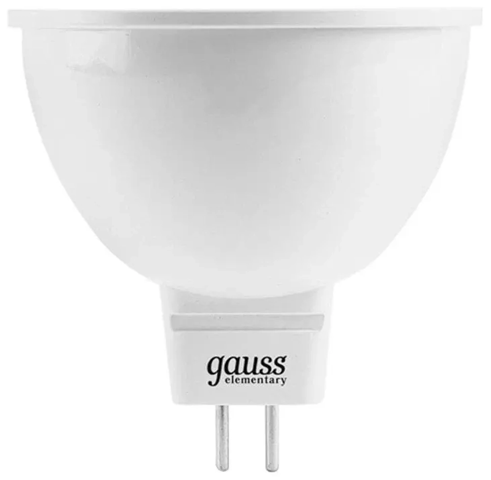 Лампа Gauss LED Elementary MR16 5.5W 4100K GU5.3 (3шт в упак) 13526T