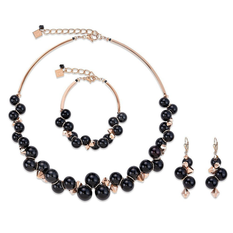 Браслет Coeur de Lion Black 4937/30-1300 цвет чёрный, золотой