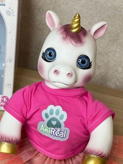 Игрушка мягконабивная 35см AniReal Единорожка (60105)