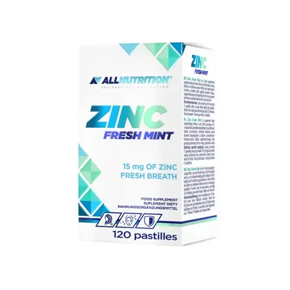 Allnutrition ZINC Fresh Mint - 120 пастилок