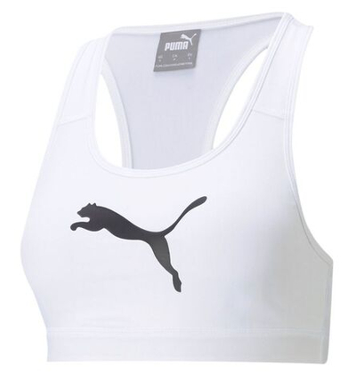 Теннисный бюстгальтер Puma Top Mid Impact 4Keeps Bra - White