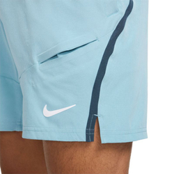Мужские теннисные шорты Nike Court Dri-Fit Advantage 7" Tennis Short - Бирюзовый