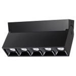 358322 OVER NT19 380 черный Светильник накладной IP33 LED 4000К 25W 110-265V EOS