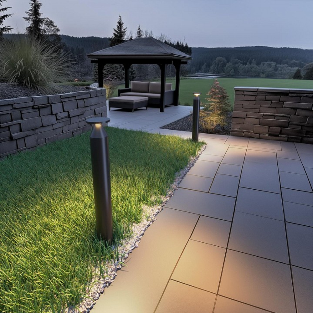 Наземный низкий светильник Odeon Light NATURE 7119/12GL