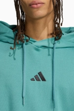 Кофта adidas Essentials Feelcozy Fleece - бирюзовый