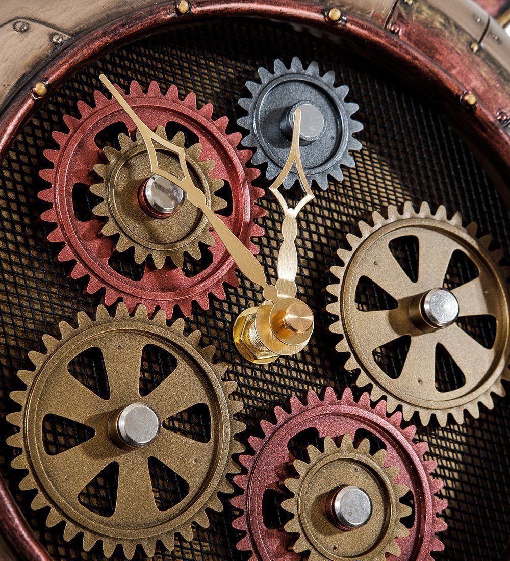 Veronese WS-907 Статуэтка-часы в стиле Стимпанк «Рыба»