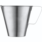 Кувшин мерный «Проотель»;сталь нерж.;1л;D=14,5,H=13см;серебрист. (Цвет: серебристый)