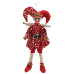 GAEM Игрушка набивная подвесная "Эльф", L13 W5 H26 см, 2в.