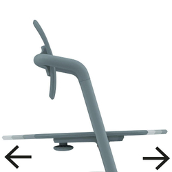 Стульчик для кормления Cybex Lemo 4 в 1 с мягкими чехлами Comfort Inlay Stone Blue/Stone Blue