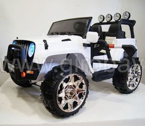 Детский электромобиль River Toys JEEP M777MM белый