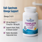 Nordic Naturals, Complete Omega™, со вкусом лимона, 120 капсул