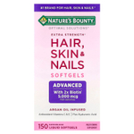 Nature's Bounty, Optimal Solutions®, для здоровья волос, кожи и ногтей, 150 капсул с быстрым высвобождением