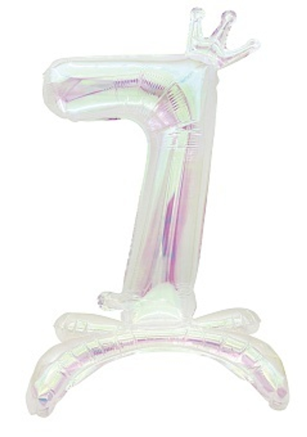 К Цифра 7 Корона на подставке Хамелеон 32''/81 см.